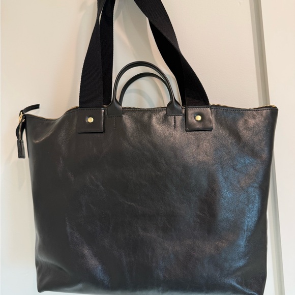 Clare V Black Le Zip Sac with travel pouch - Picture 7 of 12